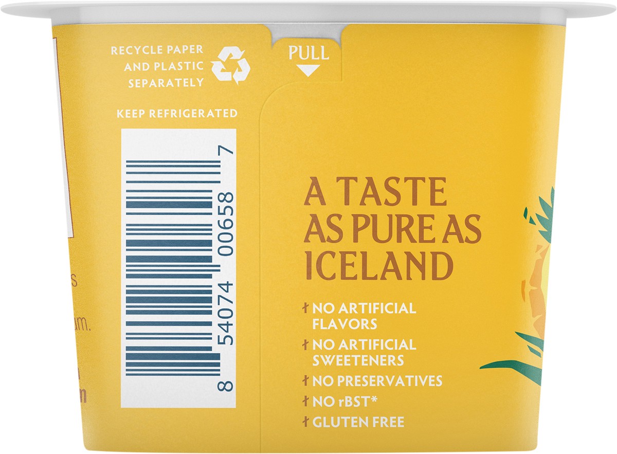 slide 5 of 8, Icelandic Provisions Traditional Pineapple Skyr , 5.3 oz