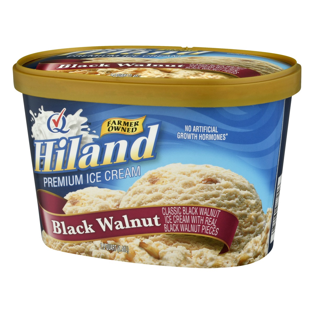 slide 4 of 13, Hiland Dairy Premium Black Walnut Ice Cream 1.5 qt, 1.5 qt