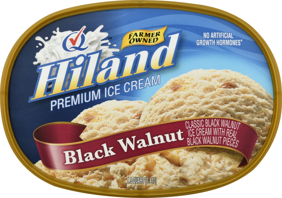 slide 13 of 13, Hiland Dairy Premium Black Walnut Ice Cream 1.5 qt, 1.5 qt