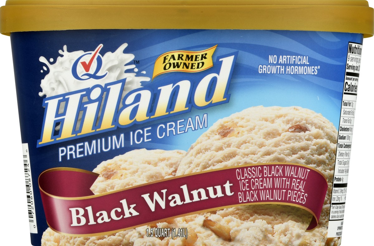 slide 5 of 13, Hiland Dairy Premium Black Walnut Ice Cream 1.5 qt, 1.5 qt