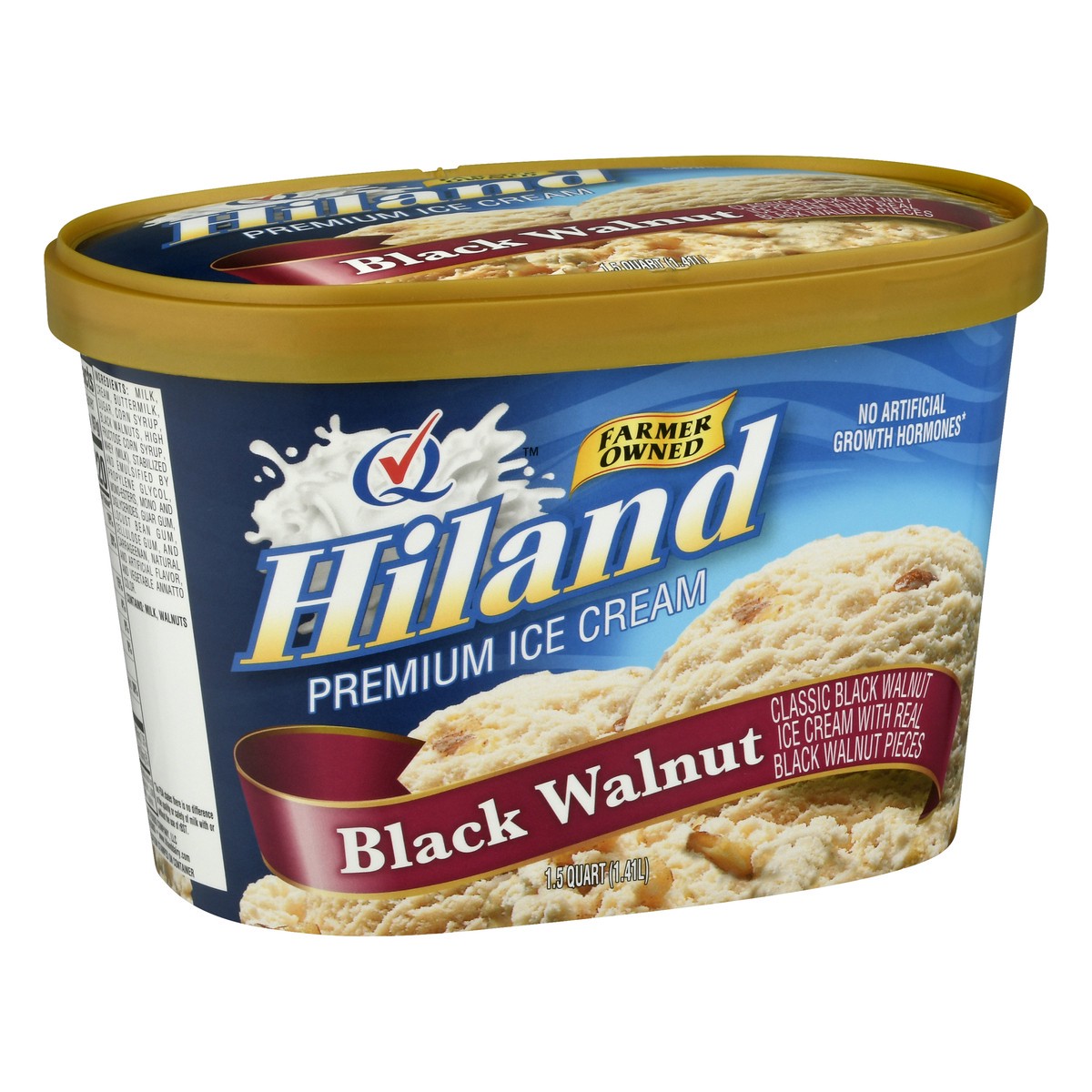 slide 8 of 13, Hiland Dairy Premium Black Walnut Ice Cream 1.5 qt, 1.5 qt