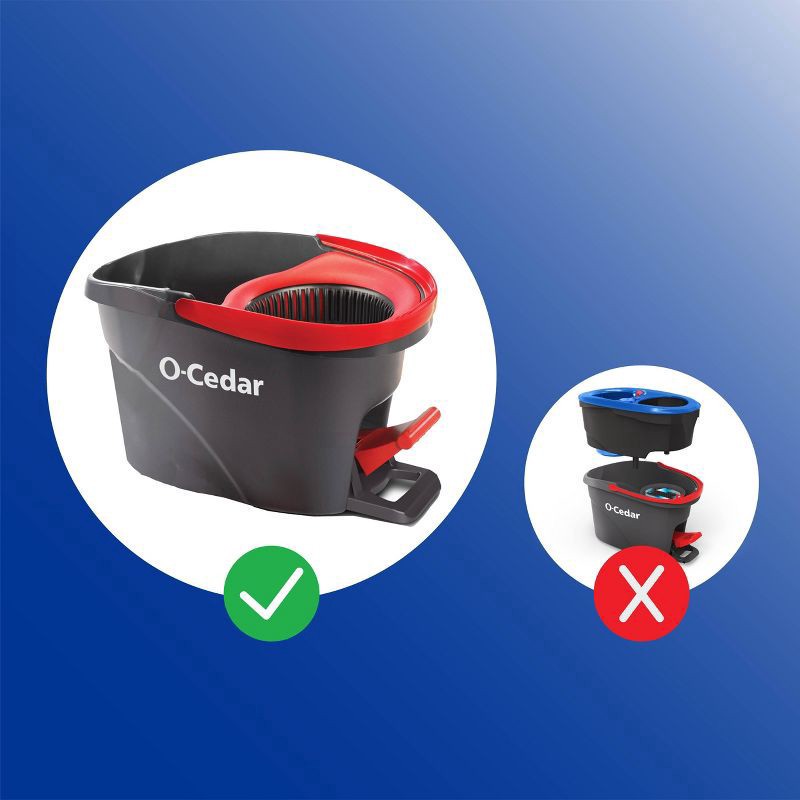 slide 4 of 13, O-Cedar EasyWring Deep Clean Mop Refill - 2pk, 2 ct