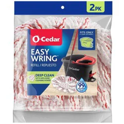 O-Cedar EasyWring Deep Clean Mop Refill - 2pk