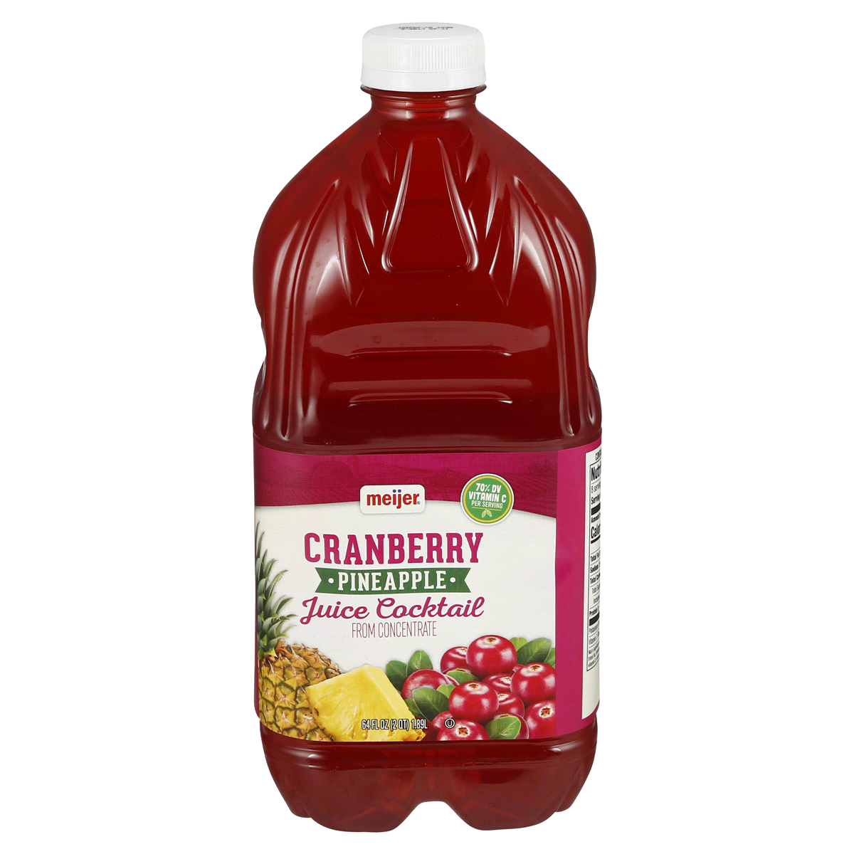 Meijer Cranberry Pineapple Juice Cocktail 64 oz Shipt