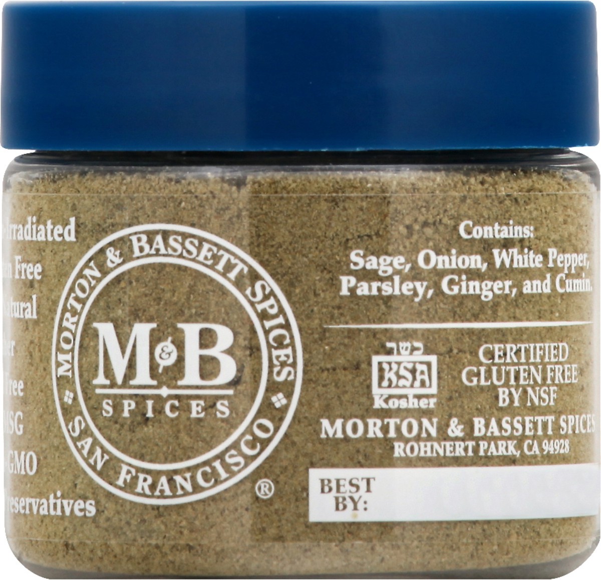 slide 5 of 8, Morton & Bassett Poultry Seasoning, 8 oz