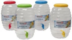 Honeycomb Plastic Jar W/Spout