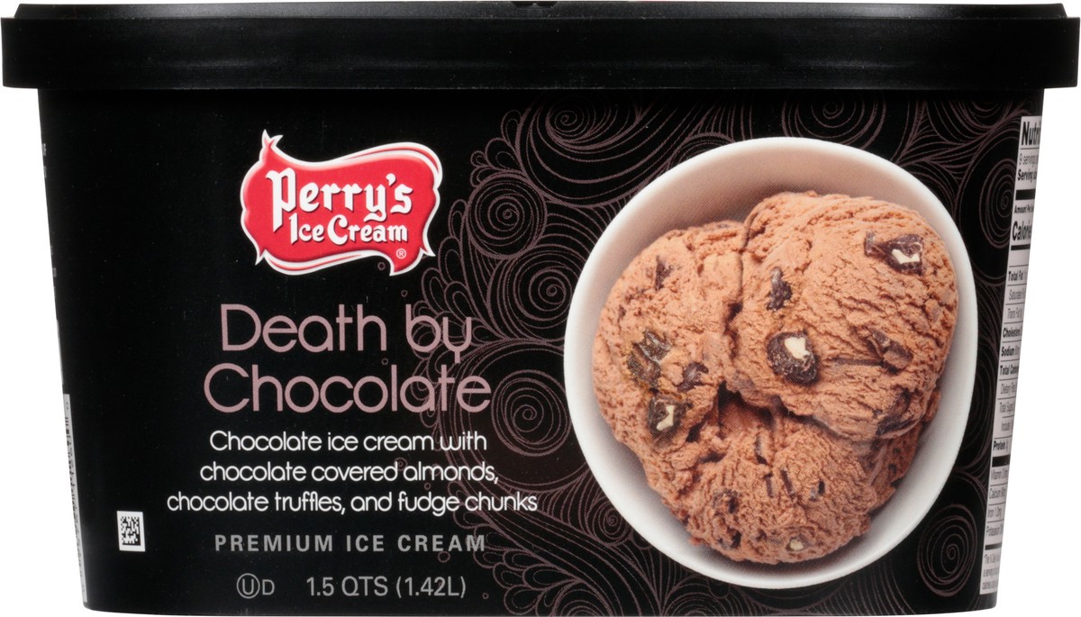 slide 6 of 9, Perry's Ice Cream Premium Death by Chocolate Ice Cream 1.5 qt, 1.5 qt