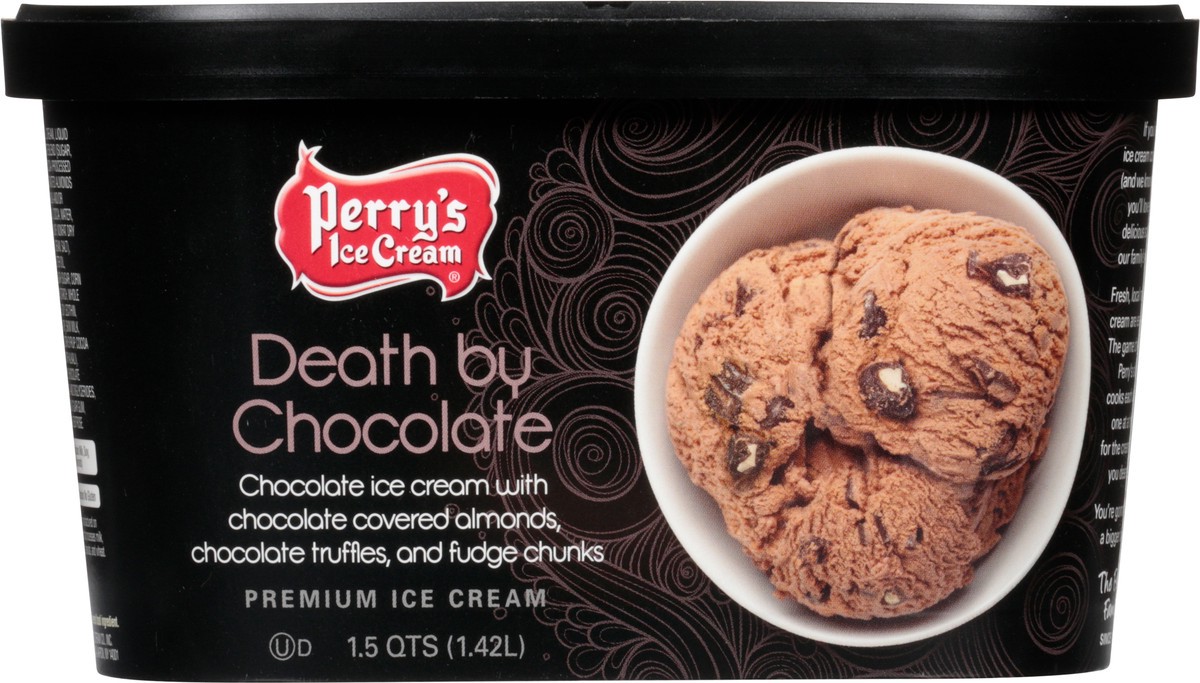 slide 1 of 9, Perry's Ice Cream Premium Death by Chocolate Ice Cream 1.5 qt, 1.5 qt