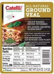 Catelli Ground Veal Frozen Brick