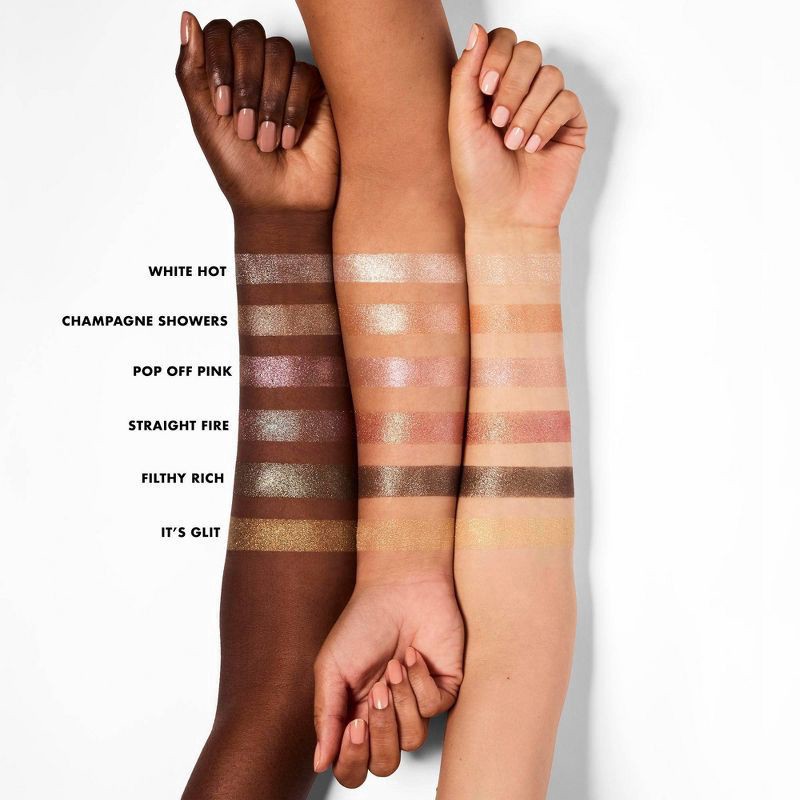 slide 9 of 13, e.l.f. Fine as Fleck Glitter Eyeshadow - It's Glit - 0.07oz, 0.07 oz