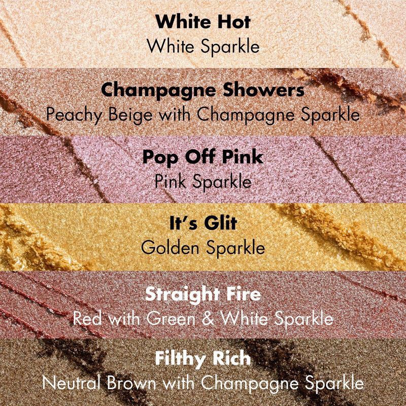 slide 5 of 13, e.l.f. Fine as Fleck Glitter Eyeshadow - It's Glit - 0.07oz, 0.07 oz