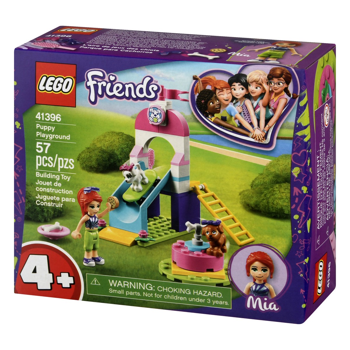 slide 3 of 9, LEGO Friends 57 Pieces Building Toy Puppy Playground 57 ea, 1 ct