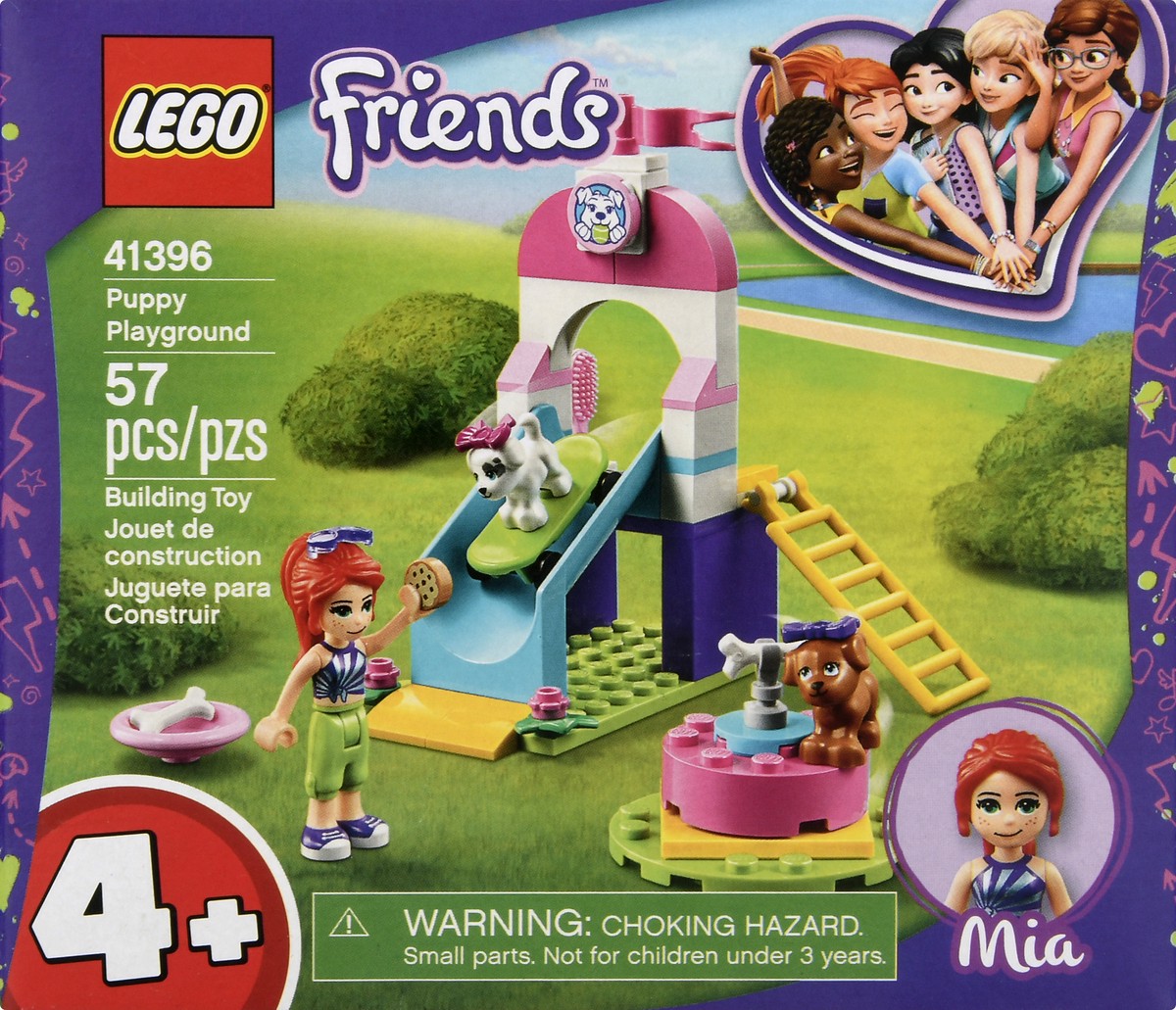 slide 6 of 9, LEGO Friends 57 Pieces Building Toy Puppy Playground 57 ea, 1 ct