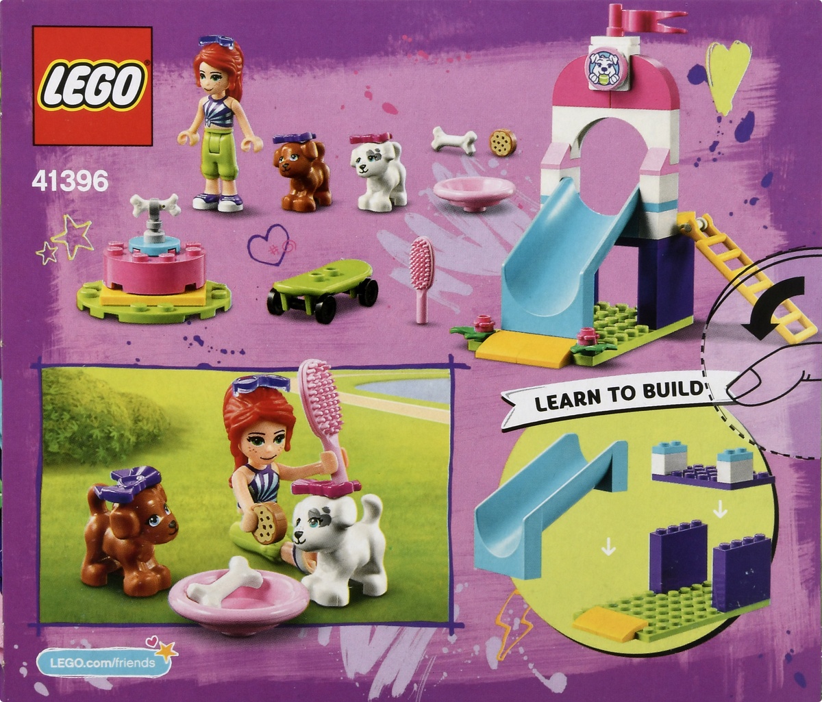 slide 8 of 8, LEGO Friends Puppy Playground 41396 Starter Building Kit, 1 ct