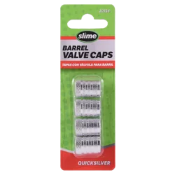 Slime Barrel Tire Caps, Gunmetal Gray