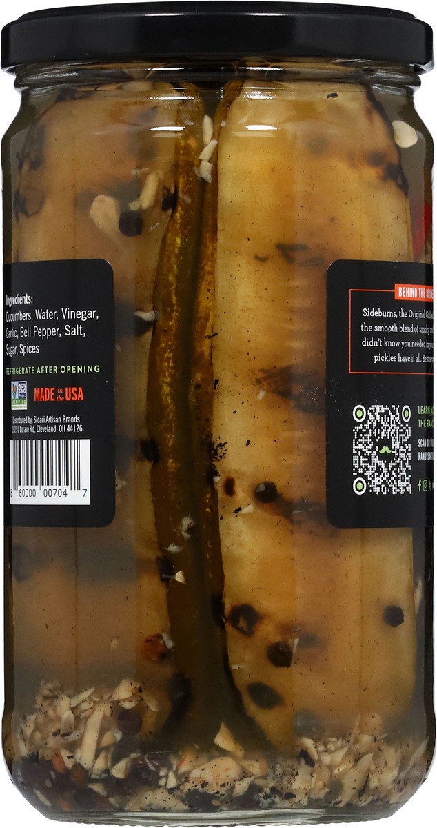 slide 5 of 14, Randy's Artisanal Char-Grilled The Original Garlic Pickles 24 fl oz, 24 fl oz