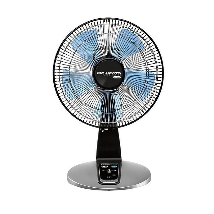 slide 1 of 5, Rowenta Turbo Silence Extreme Oscillating Table Fan with Remote Control, 12 in