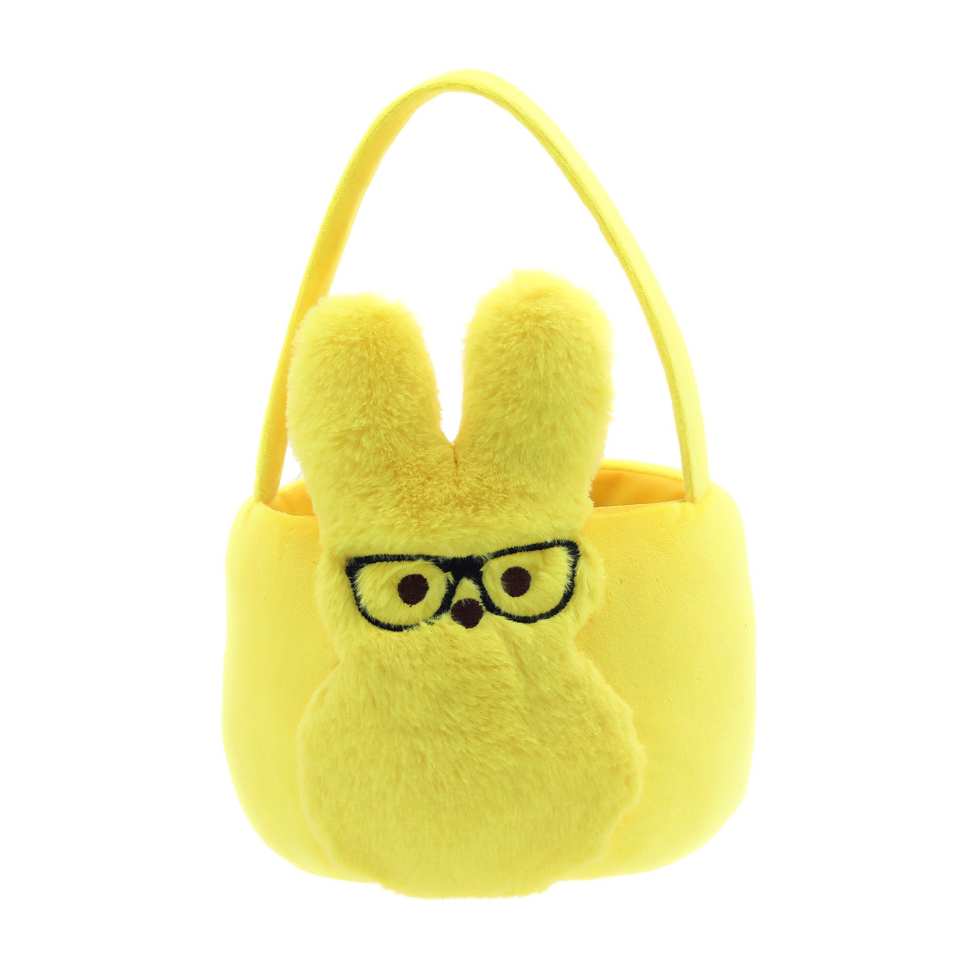 slide 1 of 1, Eas Peeps Basket - Yellow, 1 ct