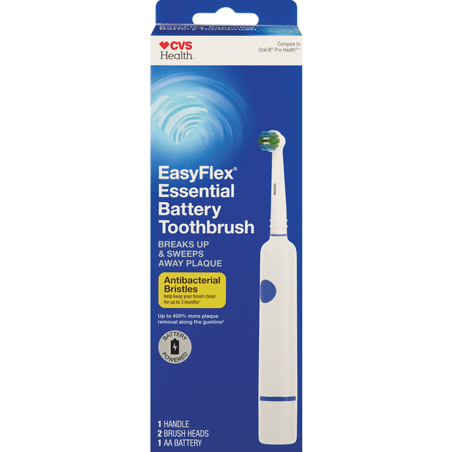 slide 1 of 1, CVS Health Oscillating Power Brush, 3 ct