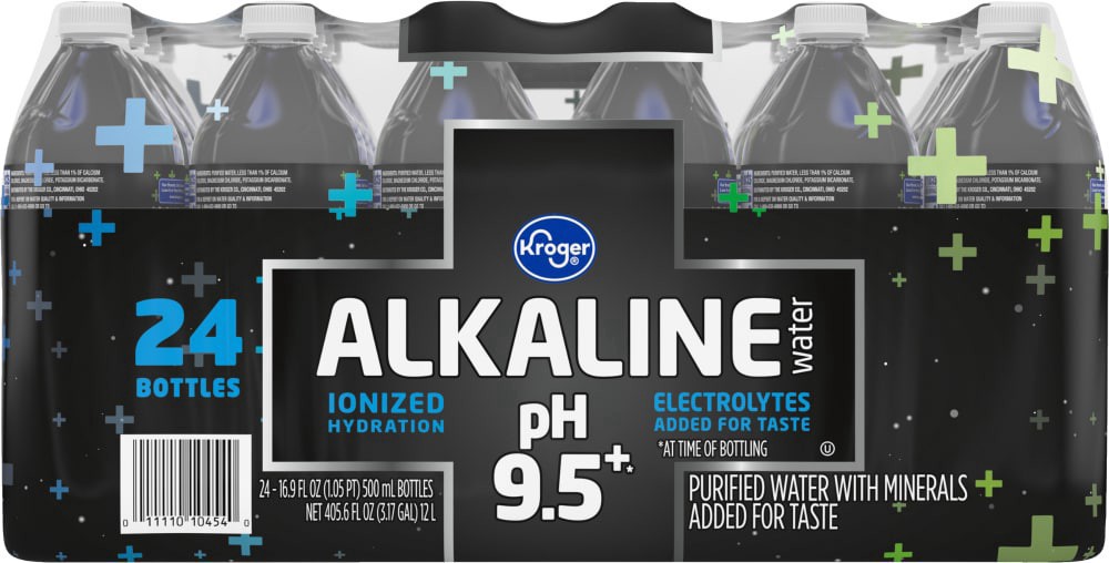 slide 6 of 6, Kroger Alkaline Water - 24 ct; 16.9 fl oz, 24 ct; 16.9 fl oz