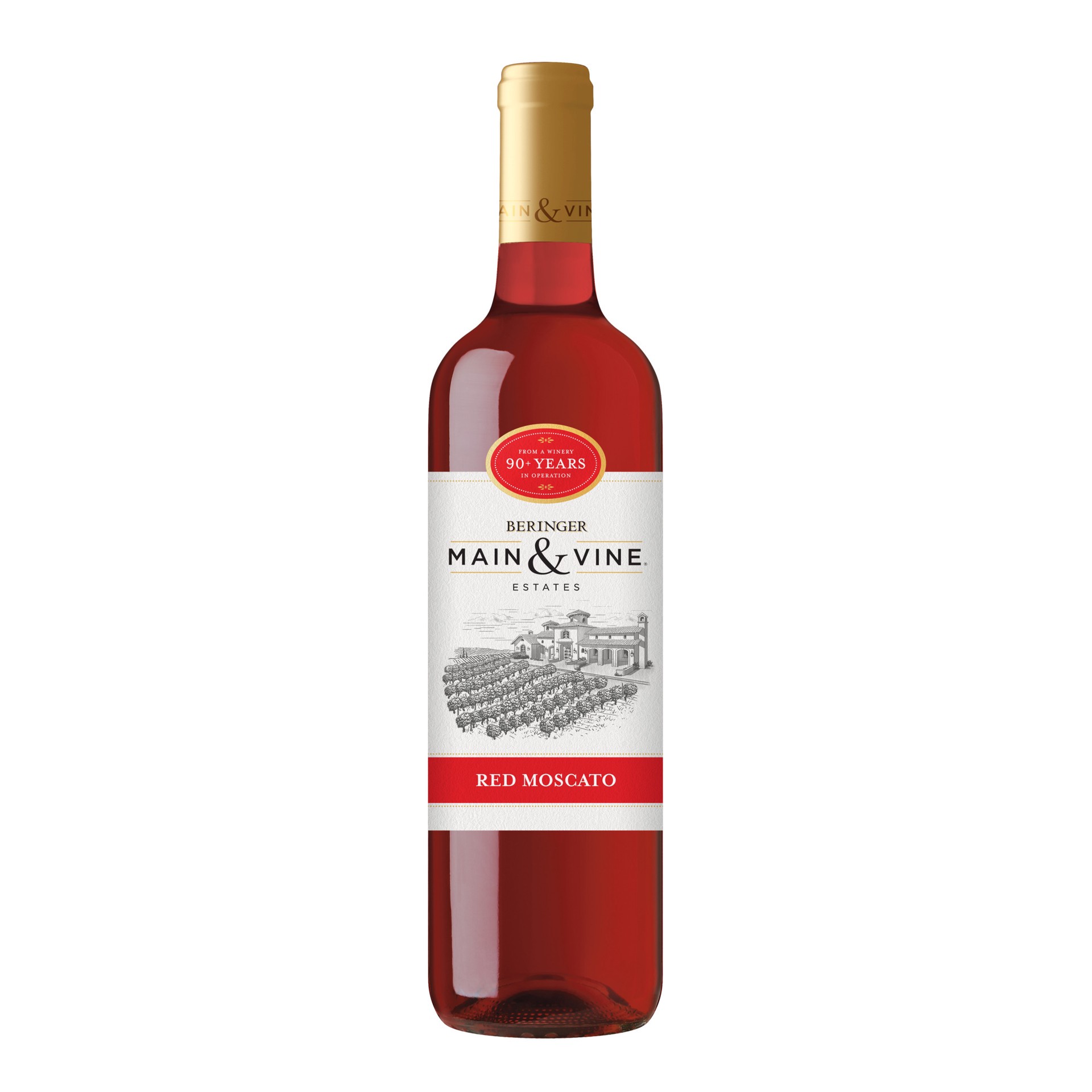 slide 1 of 2, Beringer Main & Vine™ Moscato Red, White Wine, Chile, 1 ct, 750ml Bottle, 750 ml