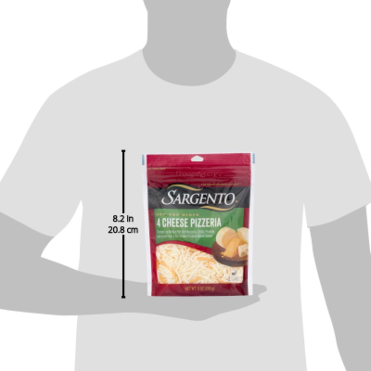 slide 9 of 9, Sargento Shredded 4 Cheese Pizzeria Natural Cheese, 8 oz., 8 oz