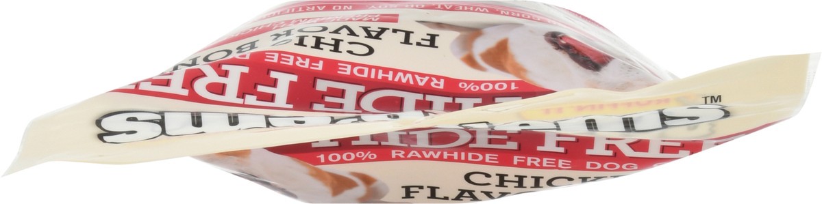 slide 5 of 9, Ruffin' It Chomp'ems Hide Free Chicken Flavor Bones Dog Chews 6 Pack, 6 ct