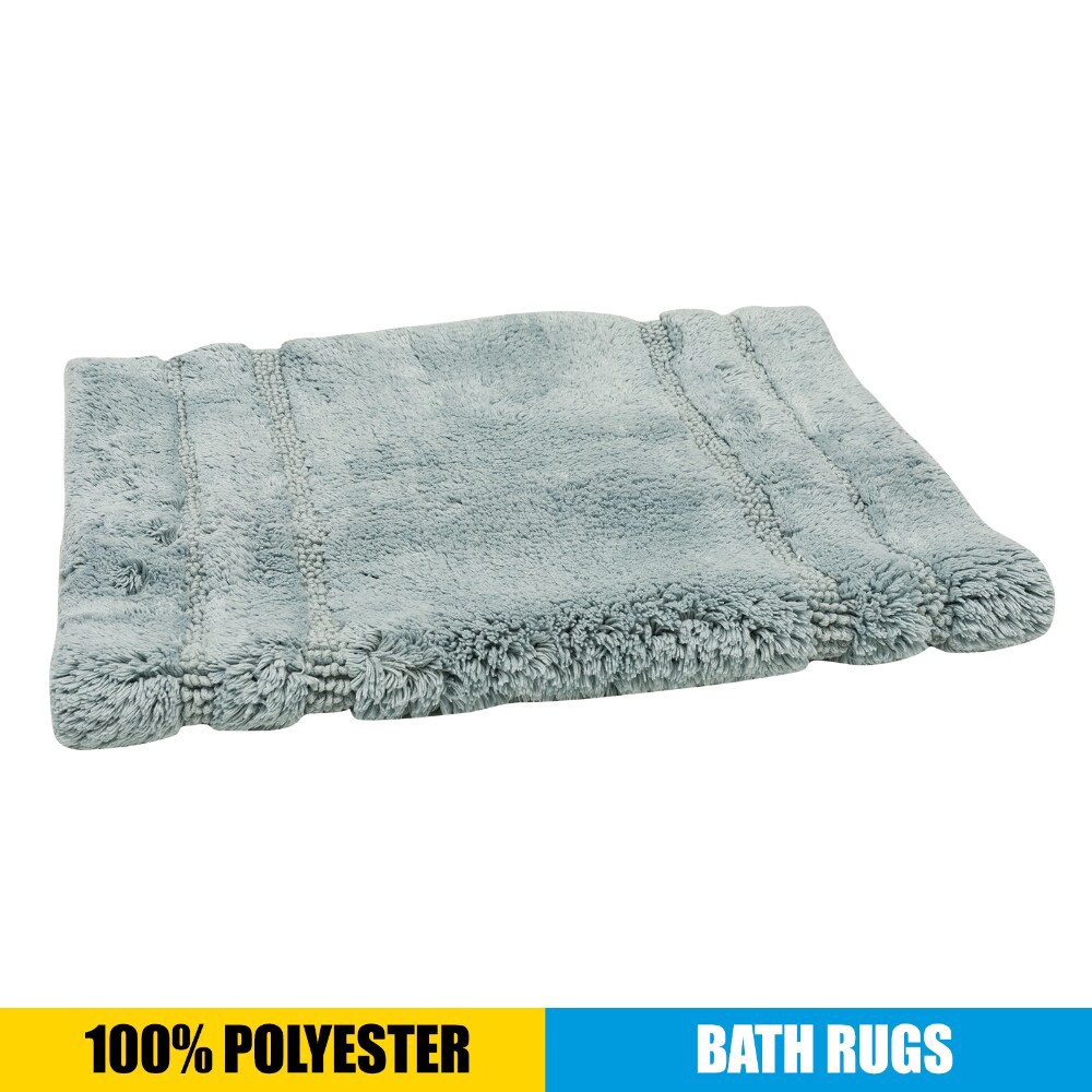 slide 2 of 3, Mohawk® Home Turkish Bath Mat - Blue Fog, 20 in x 34 in