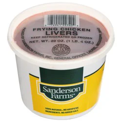 Sanderson Farms Chicken Livers Frozen - 20 Oz