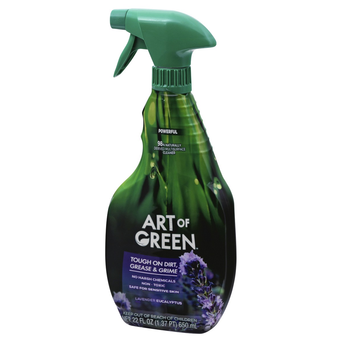 slide 2 of 12, Art of Green Powerful Lavender Eucalyptus Multisurface Cleaner 22 oz, 22 oz