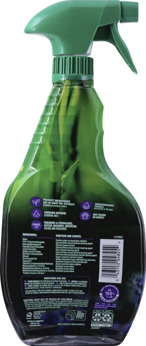 slide 9 of 12, Art of Green Powerful Lavender Eucalyptus Multisurface Cleaner 22 oz, 22 oz