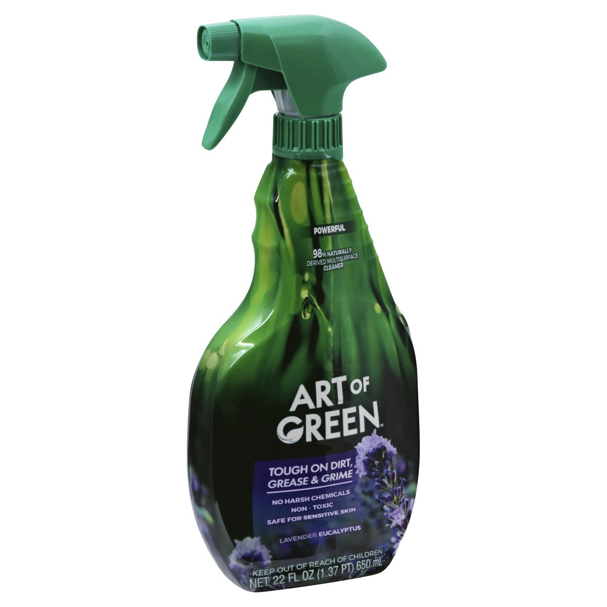 slide 6 of 12, Art of Green Powerful Lavender Eucalyptus Multisurface Cleaner 22 oz, 22 oz