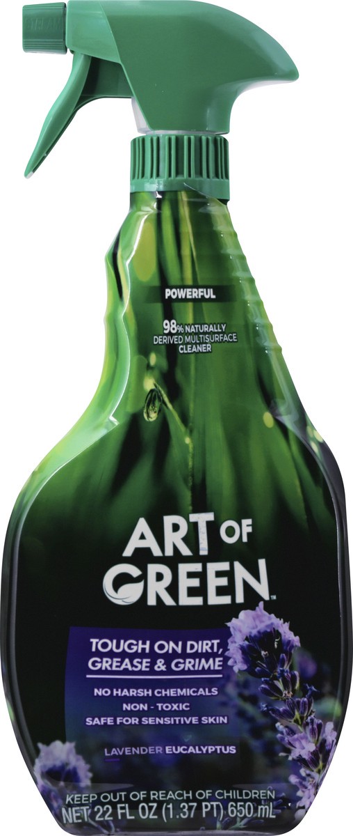 slide 1 of 12, Art of Green Powerful Lavender Eucalyptus Multisurface Cleaner 22 oz, 22 oz