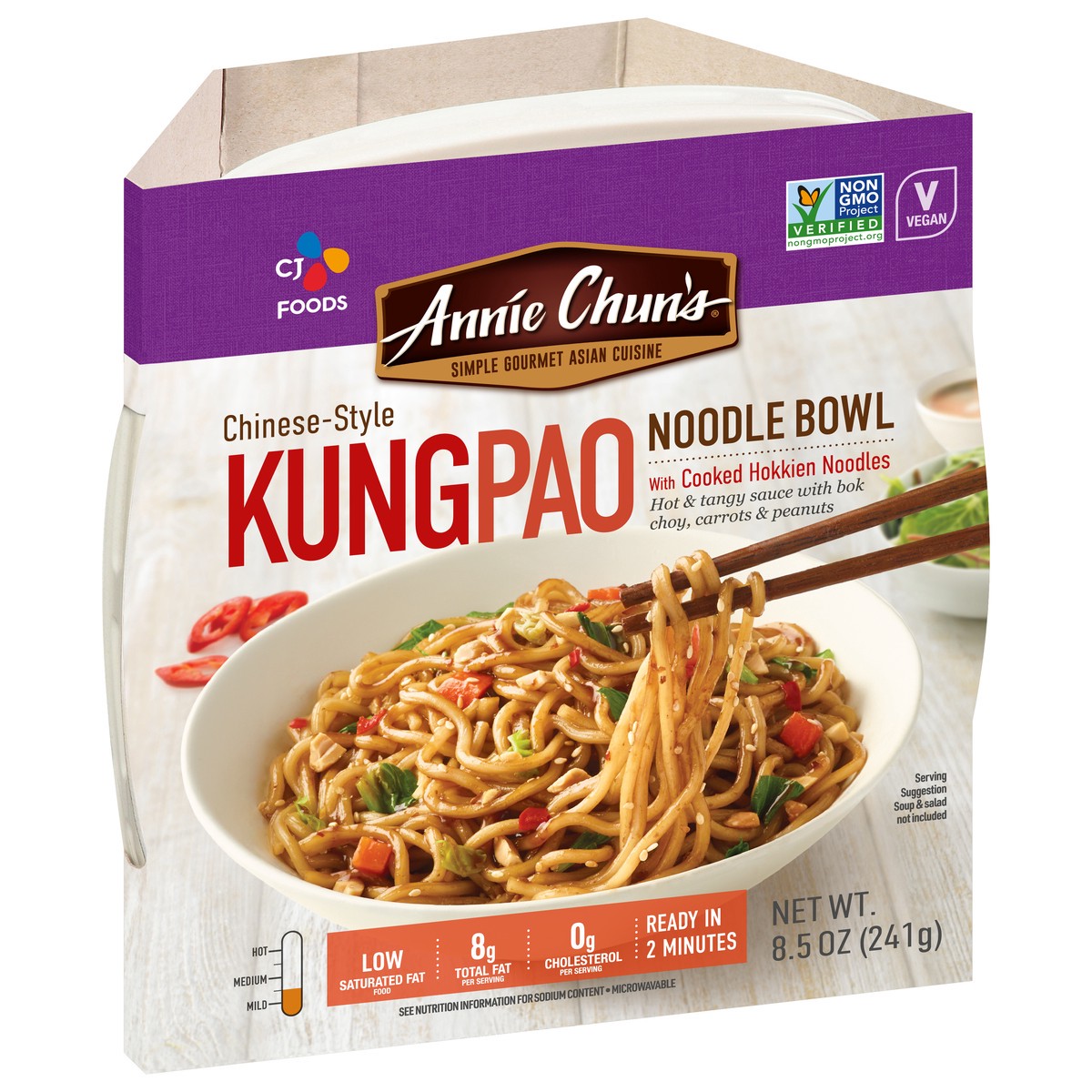 slide 2 of 9, Annie Chun's Chinese Style Kung Pao Noodle Bowl, 9.1 oz