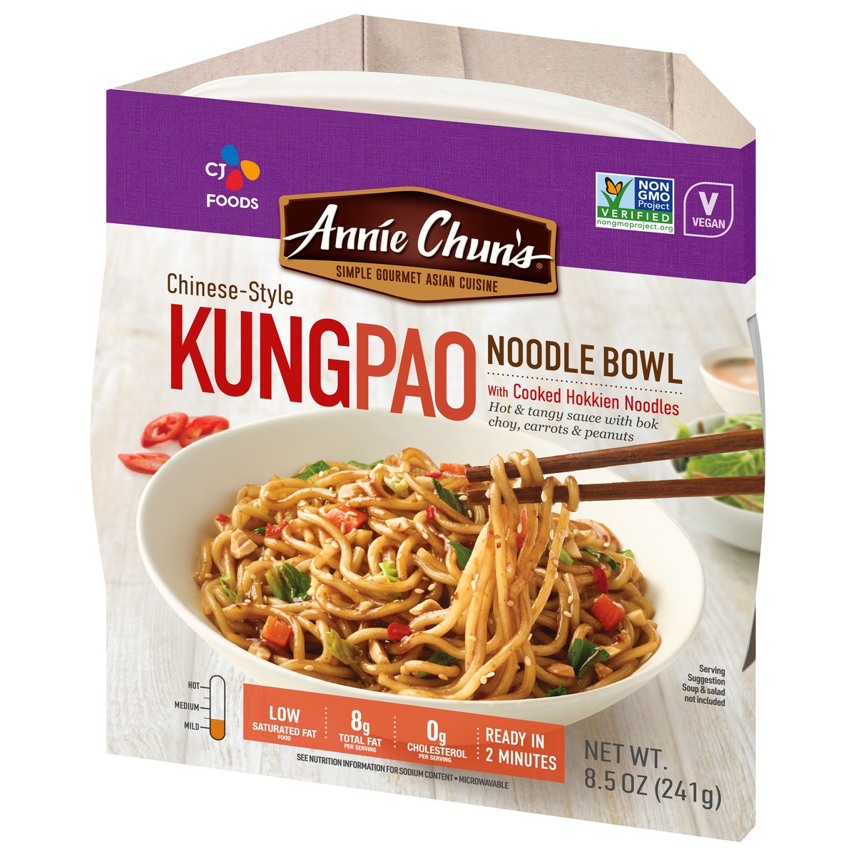 slide 6 of 9, Annie Chun's Chinese Style Kung Pao Noodle Bowl, 9.1 oz