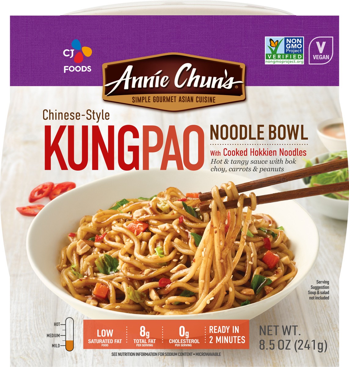 slide 9 of 9, Annie Chun's Chinese Style Kung Pao Noodle Bowl, 9.1 oz