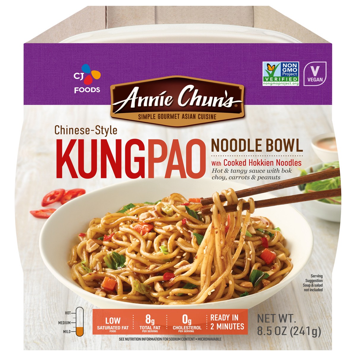 slide 1 of 9, Annie Chun's Chinese-Style Kungpao Noodle Bowl 8.5 oz, 8.5 oz