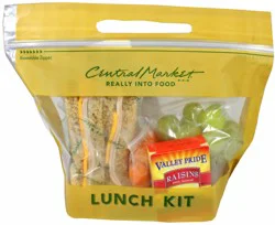 Central Market Turkey and Cheese on Whole Wheat Lunch Kit