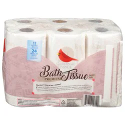 Cardinal Tissue Premium Soft & Strong Bath Tissue 12 Rolls