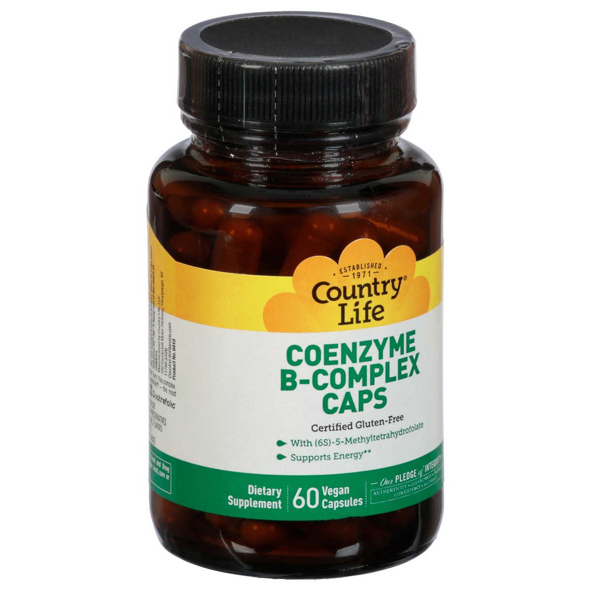 slide 8 of 13, Country Life Vegan Capsules Coenzyme B-Complex Caps, 60 ct