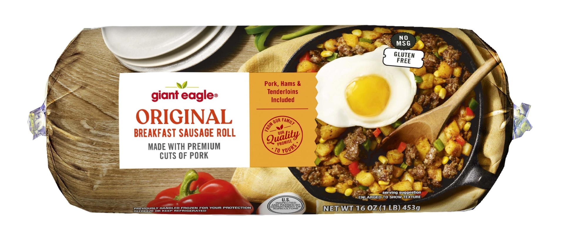 slide 1 of 1, Giant Eagle Breakfast Sausage Roll, Original, 16 oz