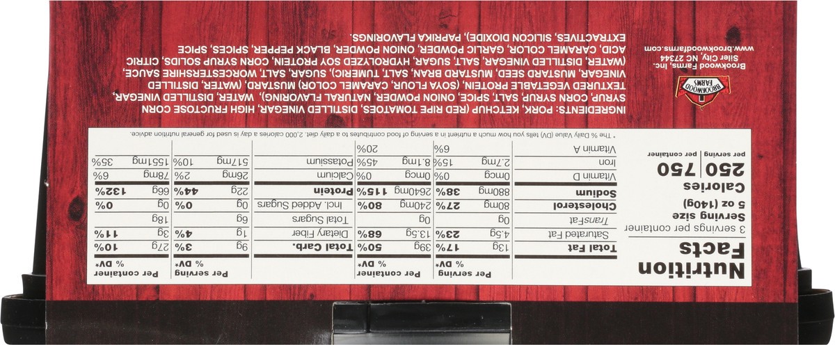 slide 3 of 12, Brookwood Farms Real Pit-Cooked Pork Barbeque with Our Original BBQ Sauce 16 oz, 16 oz