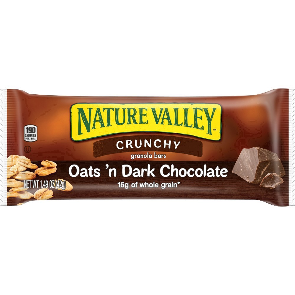 slide 114 of 137, Nature Valley Crunchy Granola Bars, Oats 'n Dark Chocolate, 6 ct, 12 bars, 6 ct