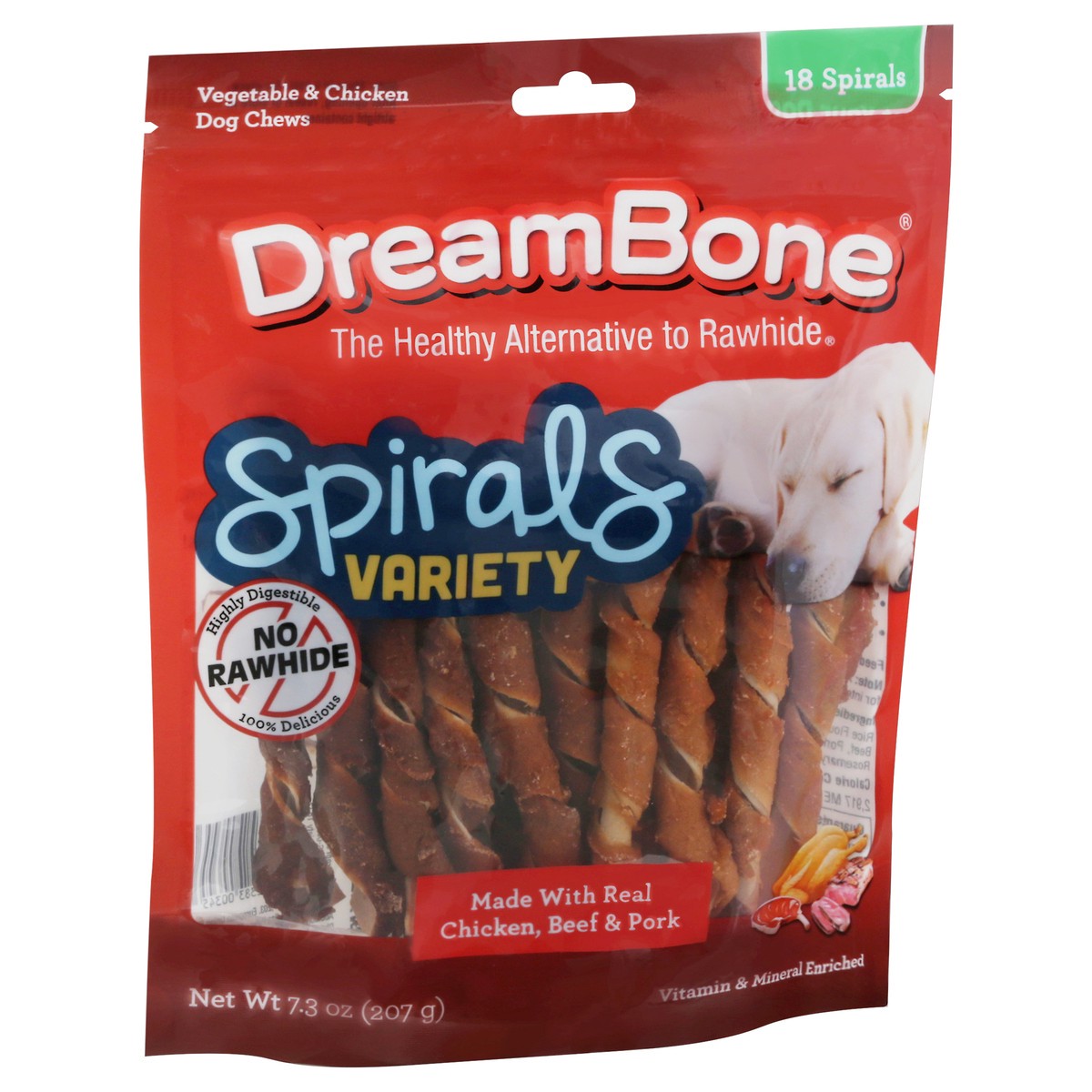 slide 5 of 9, Dreambone Sprials Variety Pack, 18 ct