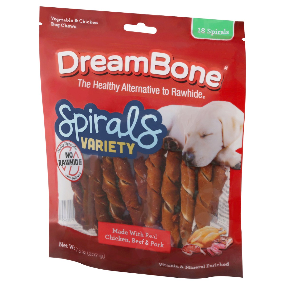 slide 6 of 9, Dreambone Sprials Variety Pack, 18 ct