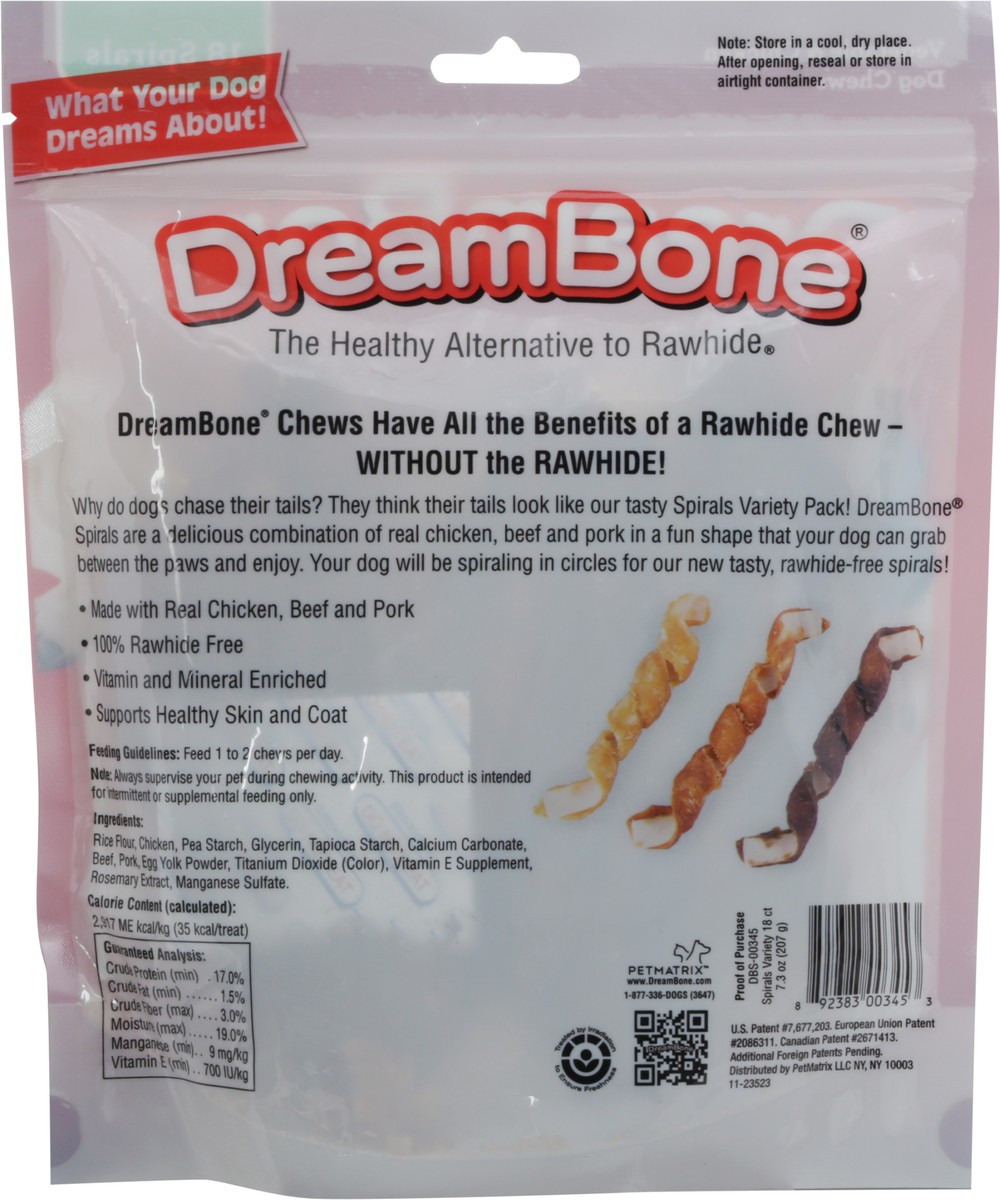 slide 8 of 9, Dreambone Sprials Variety Pack, 18 ct