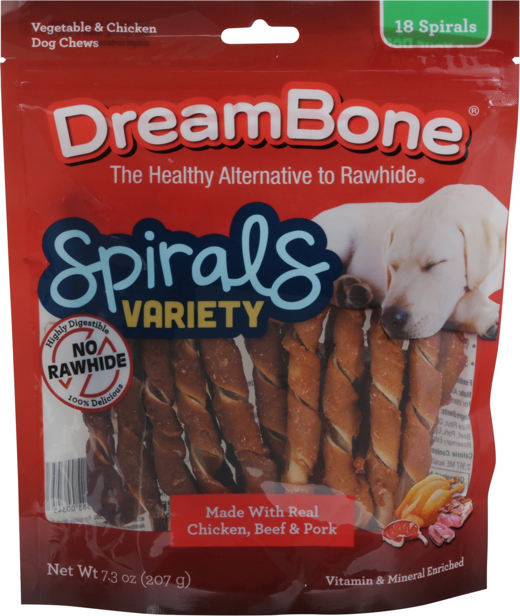 slide 2 of 9, Dreambone Sprials Variety Pack, 18 ct