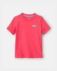 Carters Toddler Boy Shark Graphic Tee - Orange Orange 3T