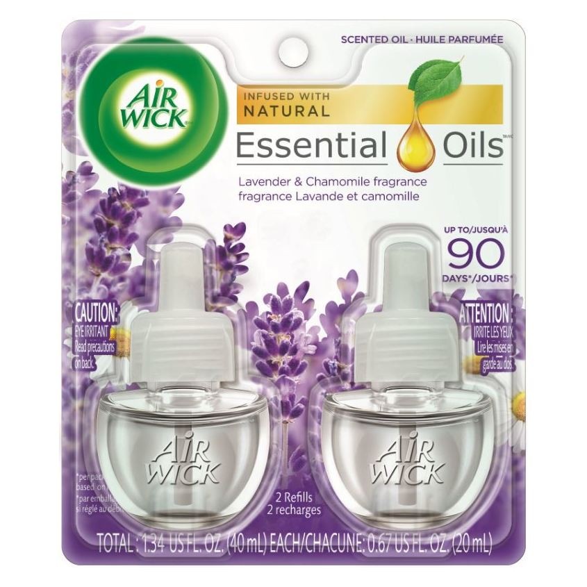 slide 1 of 2, Air Wick Lavender Scented Oil Refills, 2 ct