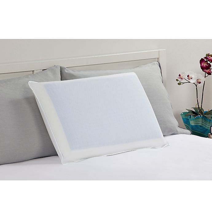 therapedic cooling gel and memory foam bed pillow